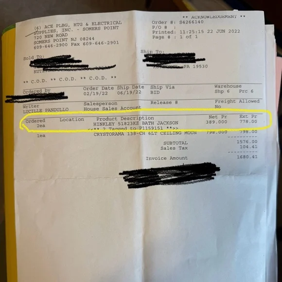 NIB Hinkley Jackson Transitional 3 Light Bathroom Vanity Fixture, Buckeye Bronze - Picture 10 of 10